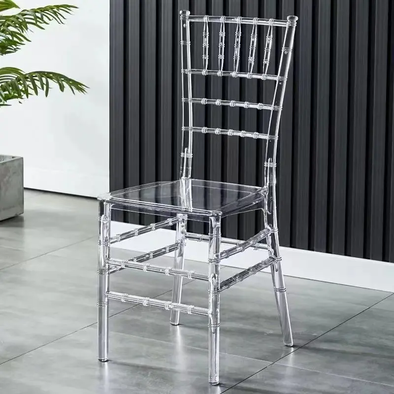 Clear ghost Tiffany chair hire Melbourne